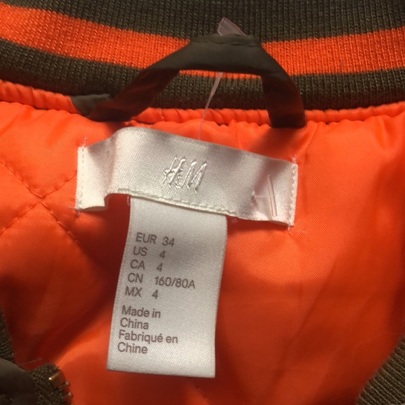 Army green bomber jacket - Picture 2 of 2